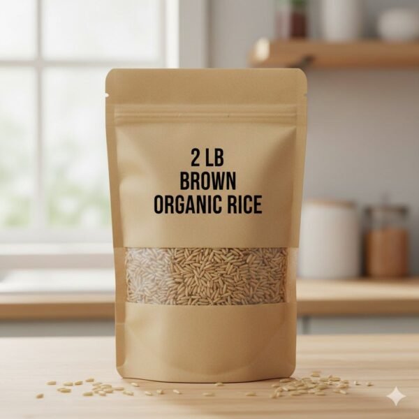 2 LB BROWN ORGANIC RICE